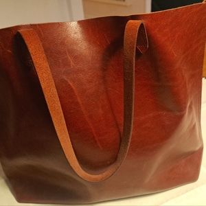 Madewell leather tote